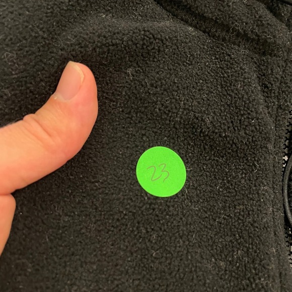 RALPH LAUREN ACTIVE Black‎ Fleece Vest Full Zip Mock Neck Women's Size M - Picture 8 of 8